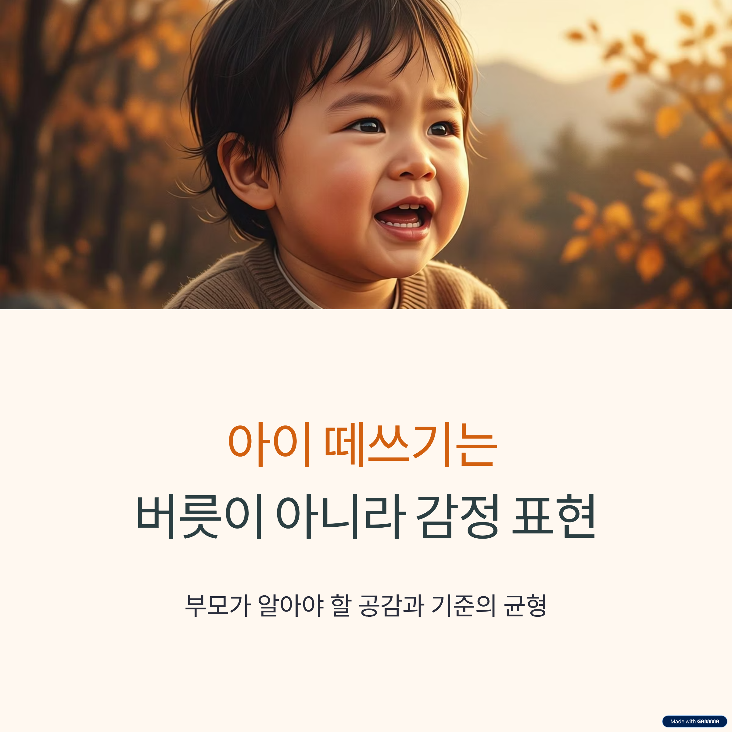 아이 떼쓰기 관련