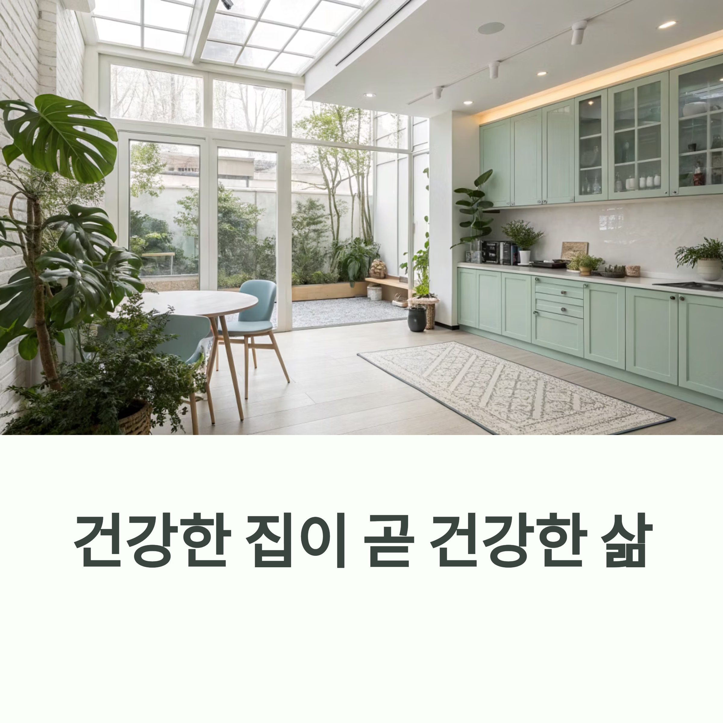 건강한 집이 곧 건강한 삶, 미래 주거의 새로운 기준에 대한 이미지