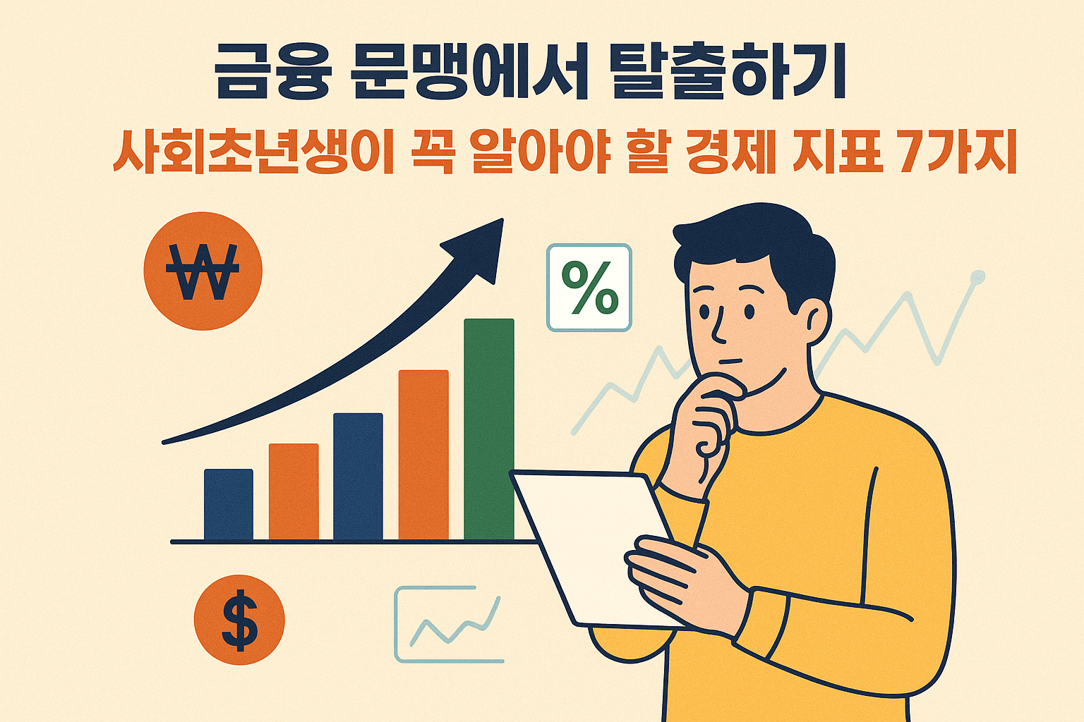 금융 문맹에서 탈출하기: 사회초년생이 꼭 알아야 할 경제 지표 7가지