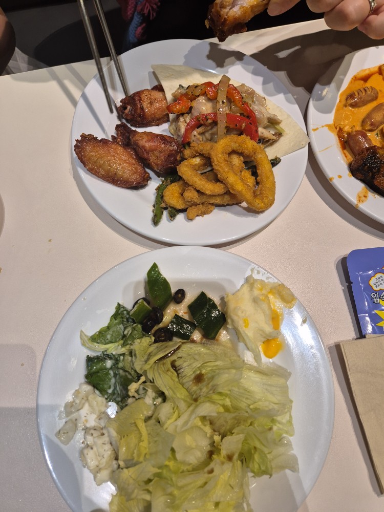 오징어튀김, 등