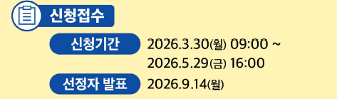 청년월세 신청접수기간 및 발표