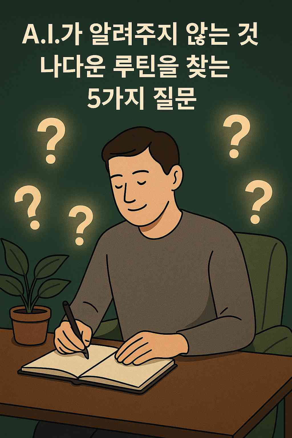 AI가 알려주지 않는 것 – '나' 다운 루틴을 찾는 5가지 질문