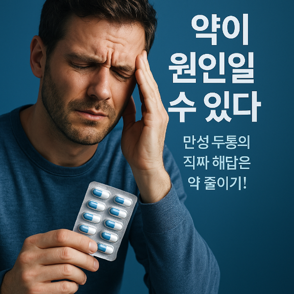 두통약 과용이 만성 두통을 부른다? 진짜 해결책은 약 줄이기!
