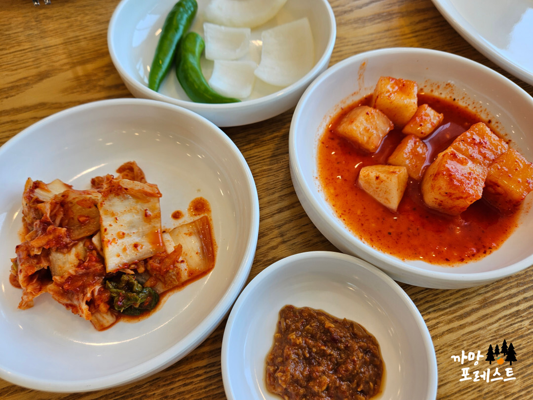 상황진 삼계탕 밑반찬