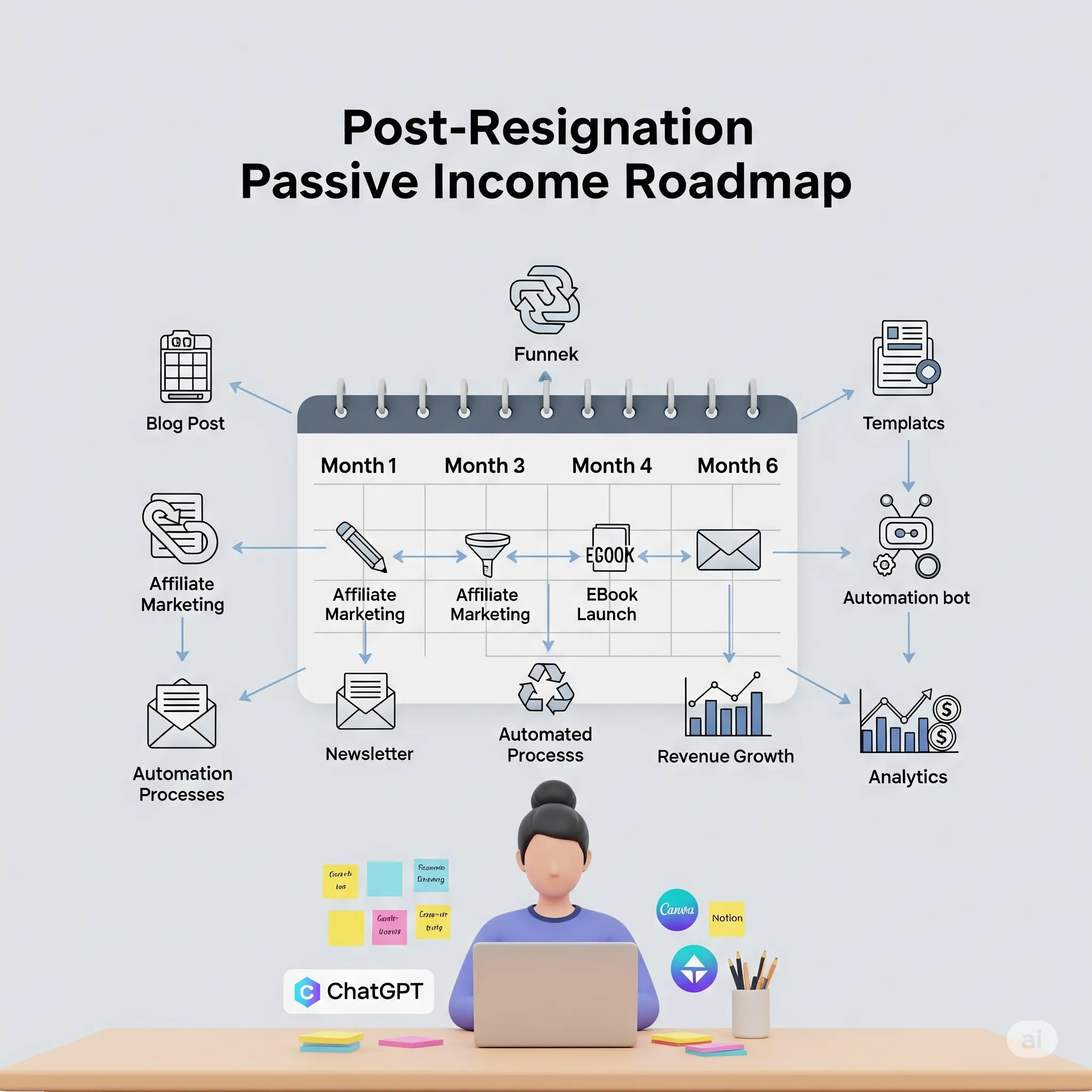 퇴사 후 6개월 수익 시뮬레이션: 현실과 이상 사이