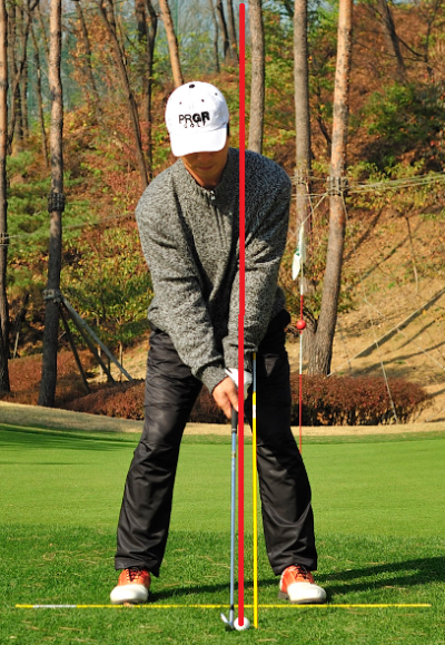 PGA선수 아이언 공위치 사진