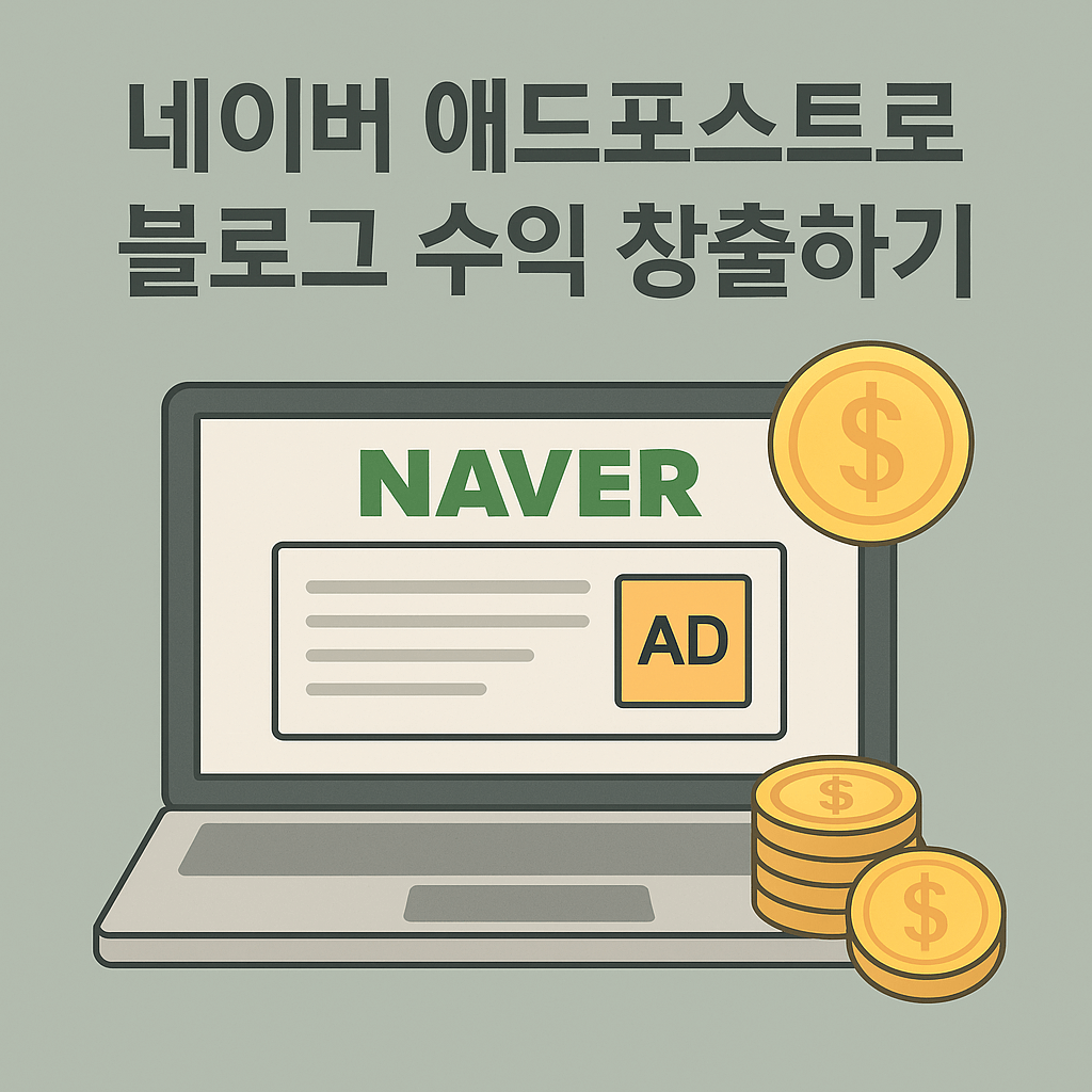 네이버 애드포스트로 블로그 수익 창출화 과정