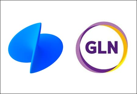 토스와 GLN 로고