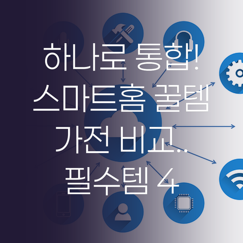 집안 가전 하나로 통합하는 스마트홈 ..