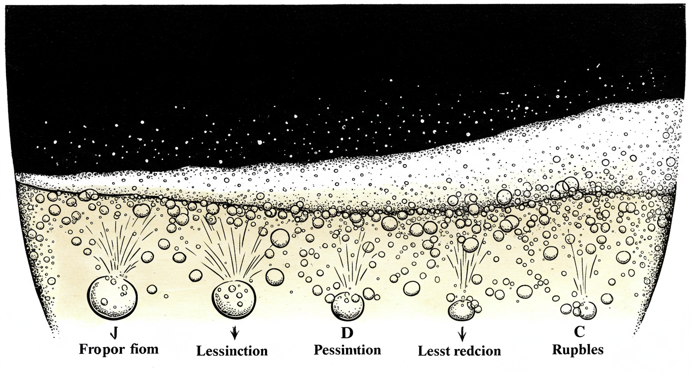 품질체크 잔거품 탈기속도 음식중립