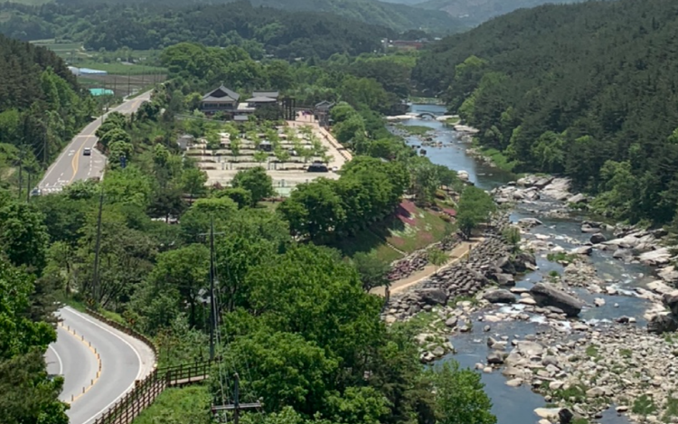 거창 수승대 출렁다리