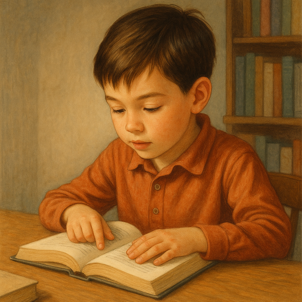 독서하는 아이
