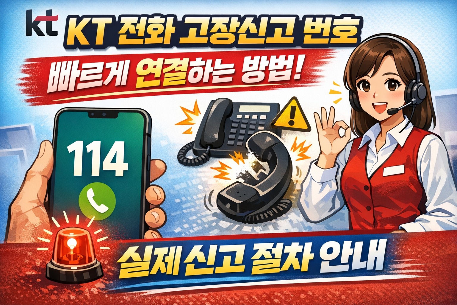 kt 전화 고장신고 번호