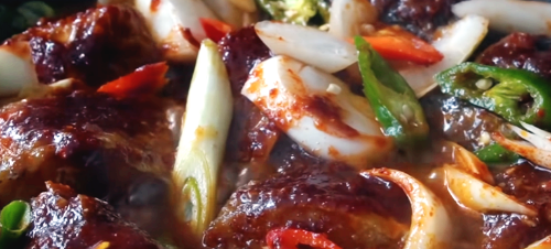 코다리에 야채 끓이기