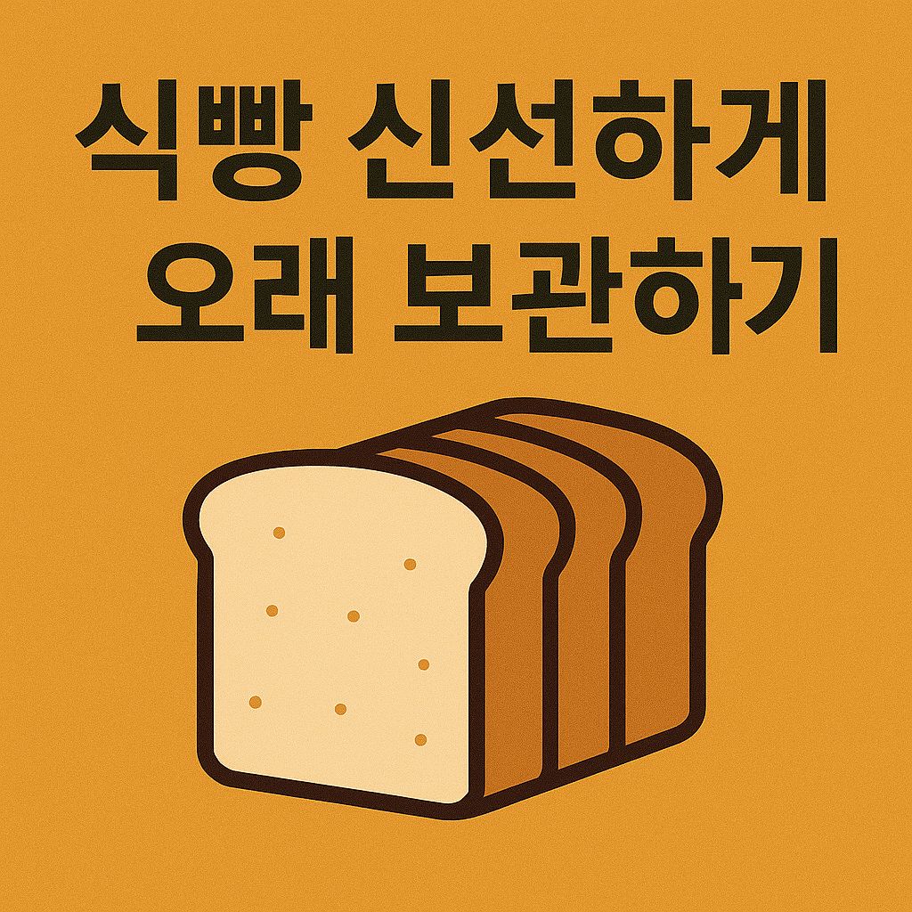식빵 신선하게 오래 보관하기