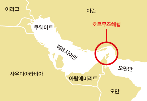 호르무즈 해협 이미지