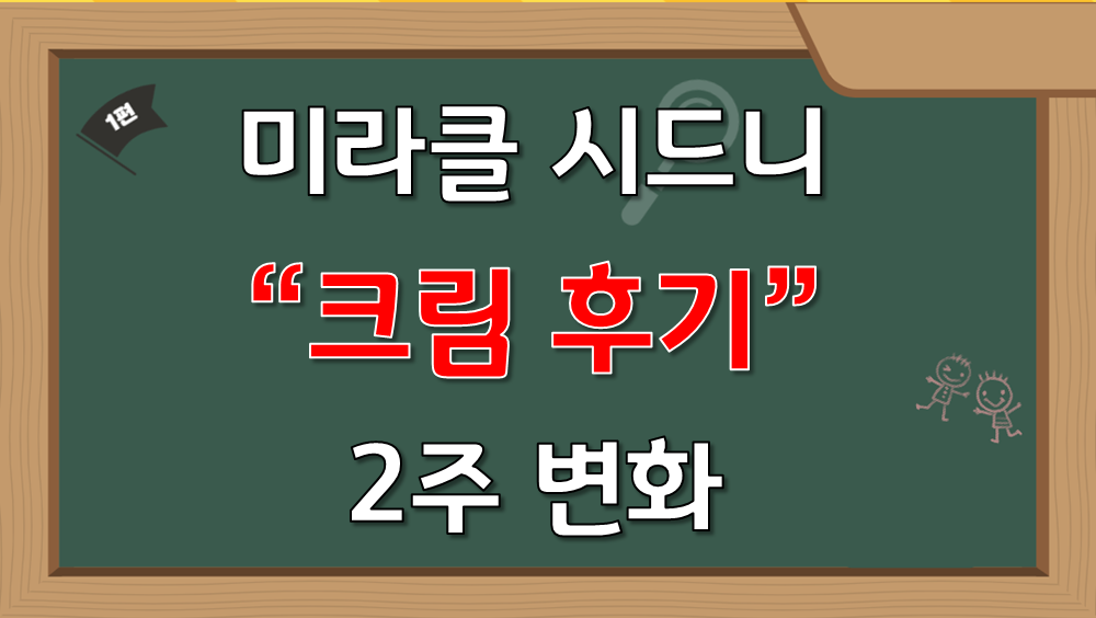 미라클 시드니 크림후기