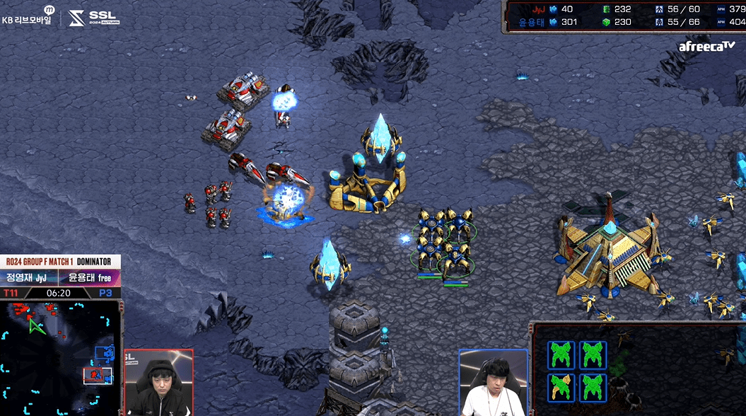 SSL 스타리그 24강 F조 1경기 초반찌르기1