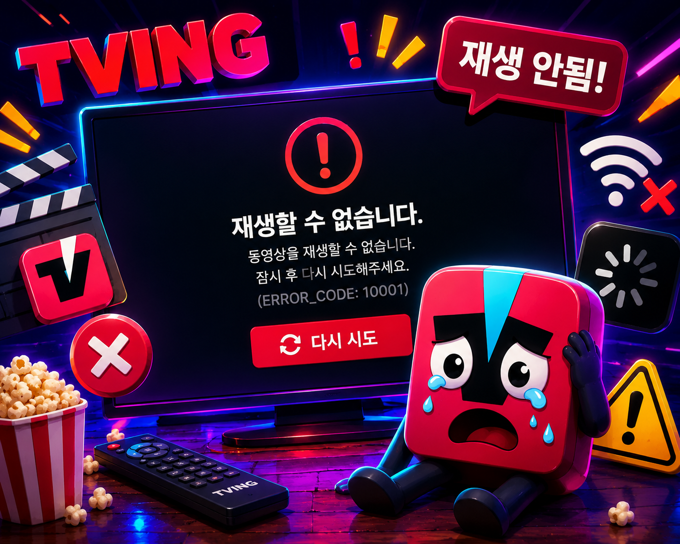 티빙 재생 안됨 오류코드 6006 해결방법 총정리 티빙검은화면 티빙끊김