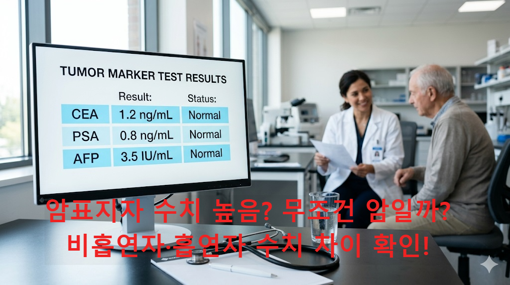 2026 암표지자(CEA, PSA, AFP, CA125) 정상 수치 기준 및 수치 높을 때 대처법 안내 이미지
