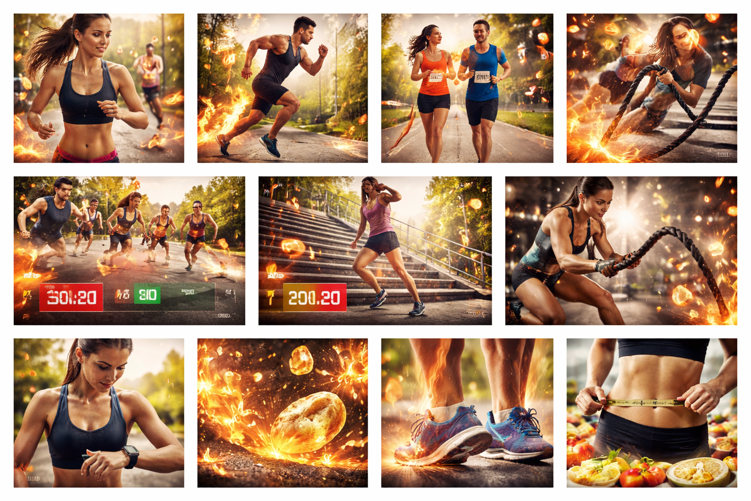 달리기 지방 연소 (유산소 운동, 고강도 인터벌, 체지방 감소)