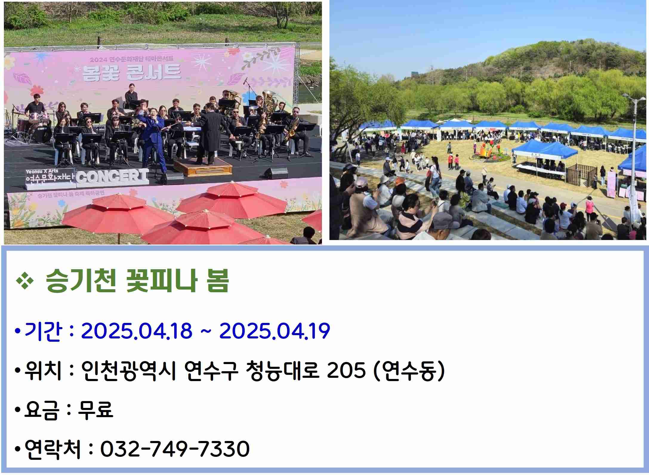 승기천 꽃피나 봄