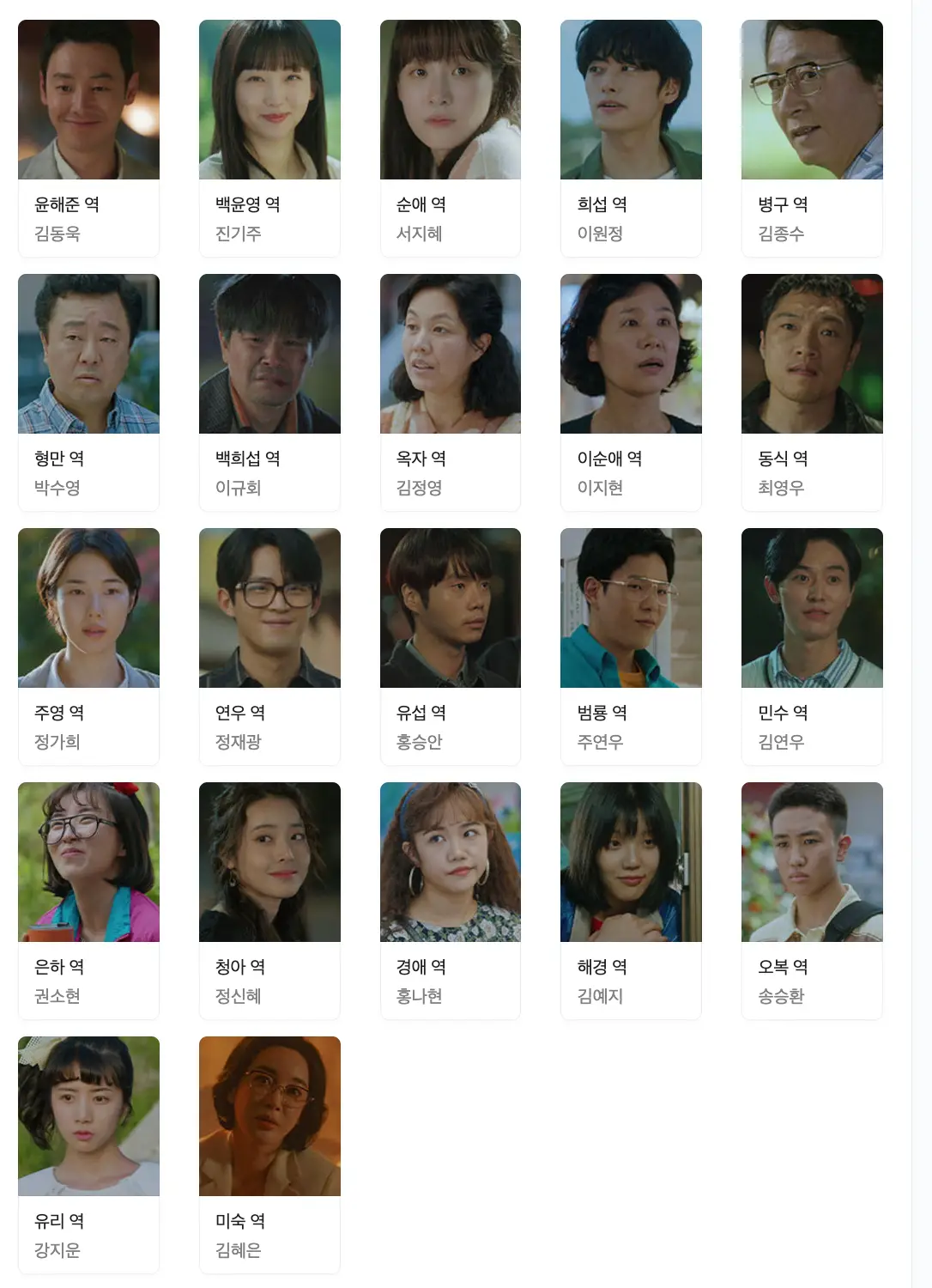 어쩌다-마주친-그대-드라마-등장인물-22명의-프로필