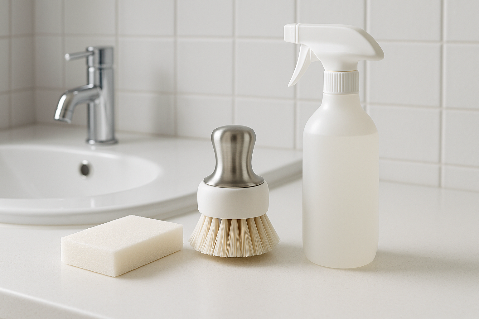 물때 제거에 좋은 도구 &amp; 세제