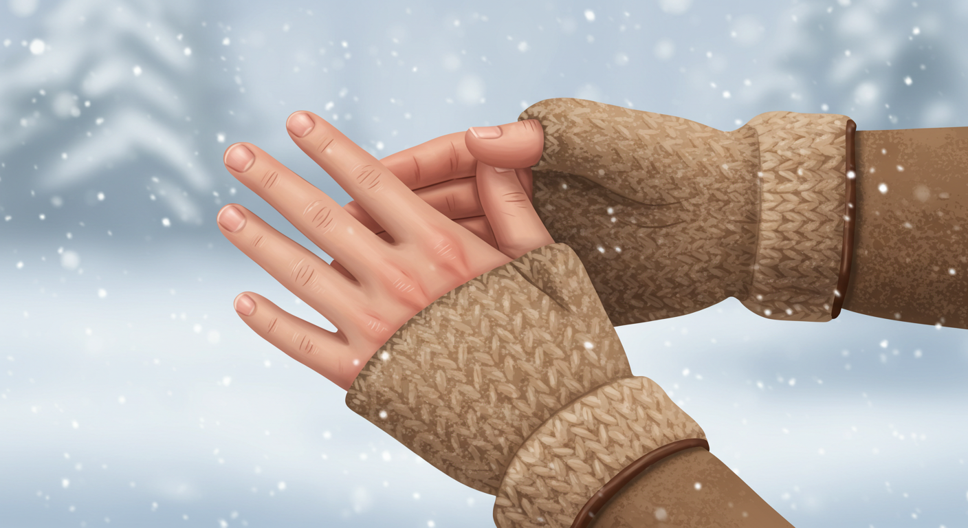 겨울철 손가락 통증과 색 변화의 원인 🔍