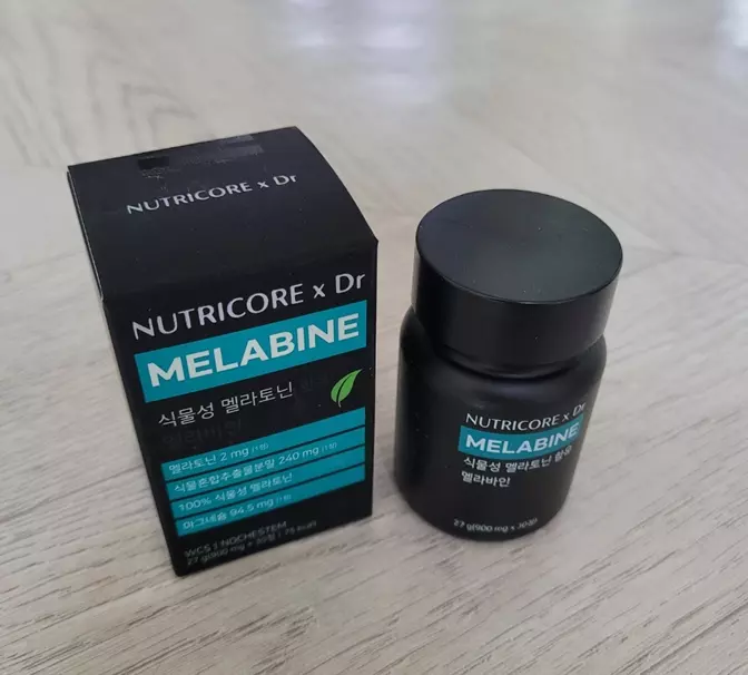뉴트리코어 멜라토닌 멜라바인 불면증 효과 및 내돈내산 후기