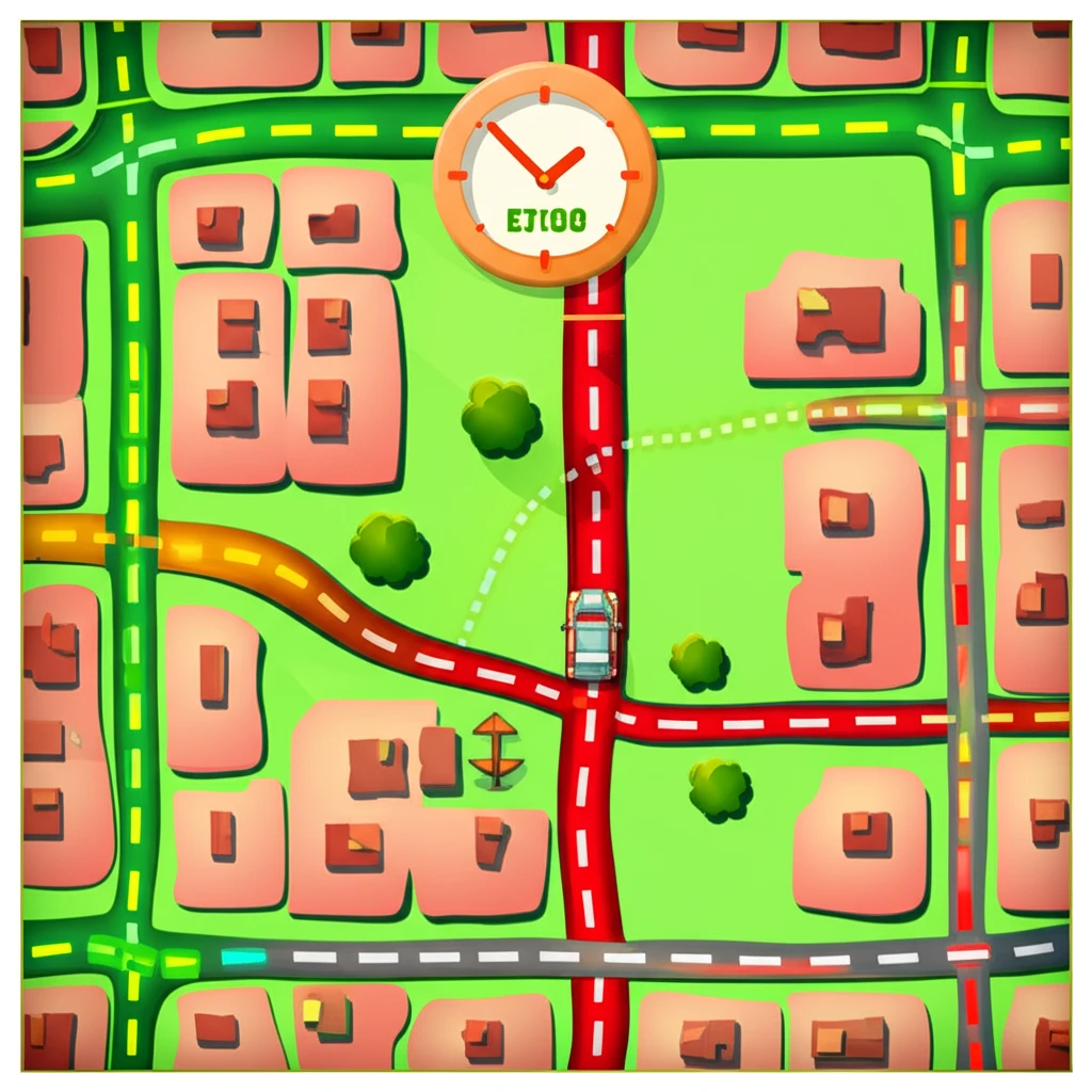 실시간 교통 상황 반영, 네이버 지도..