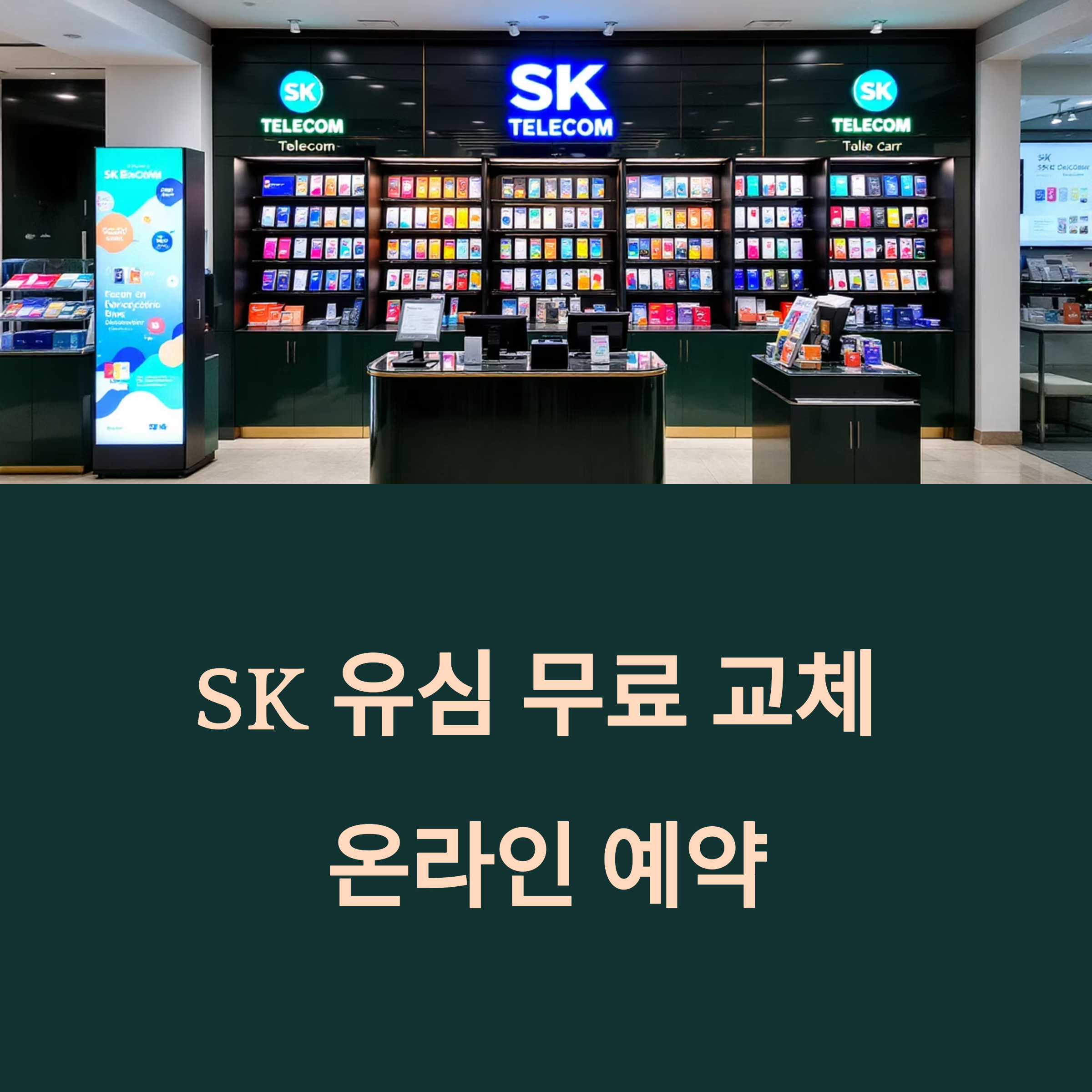 SK 유심 무상 교체 온라인 예약