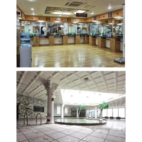 화성 율암온천 실내 및 온천탕