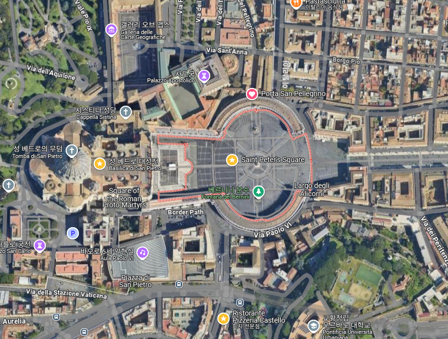 바티칸에서 판테온까지 도보여행