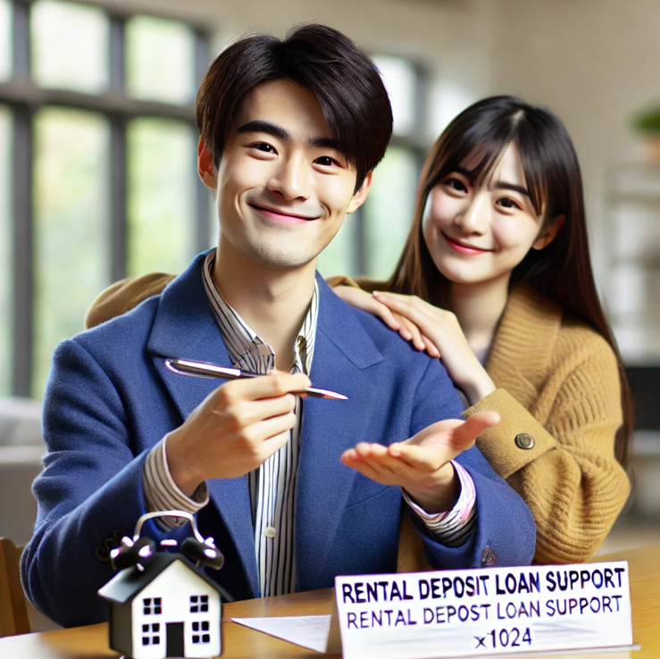 중소기업 취업 청년이 자금 지원으로 부담 없는 전셋집에서 여유를 즐기는 모습