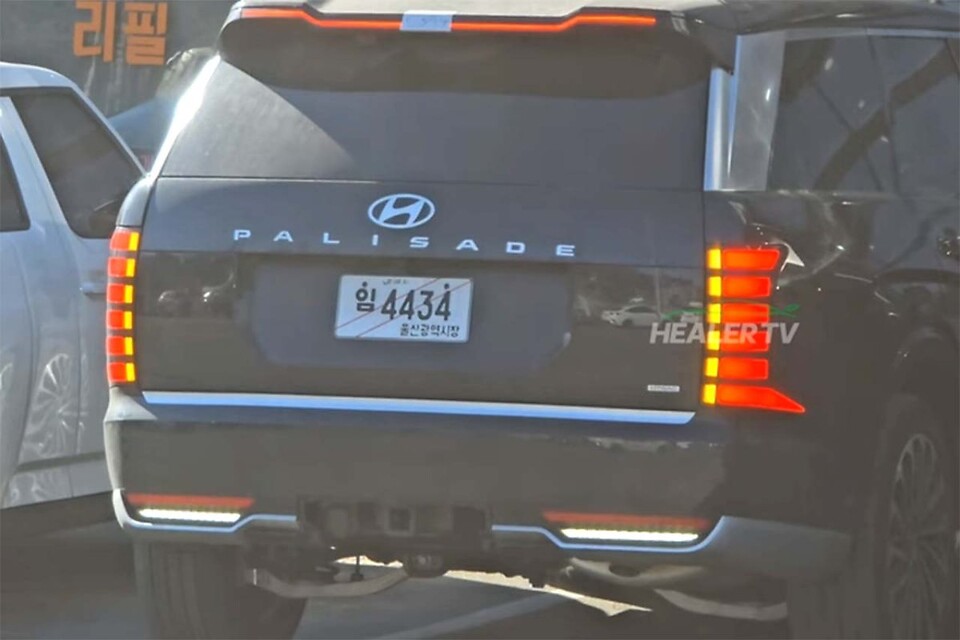 현대차 '디 올 뉴 팰리세이드' 스파이샷