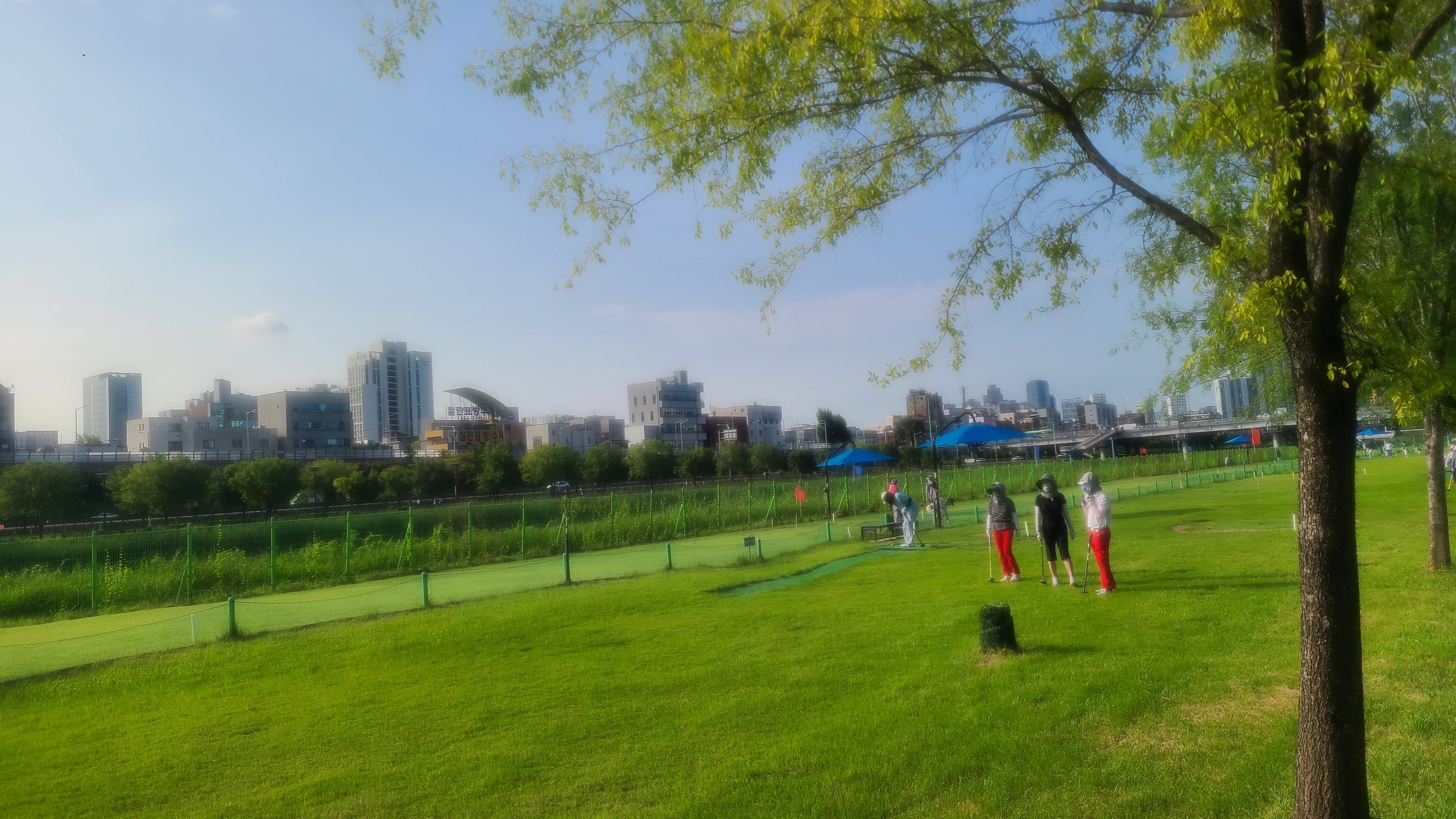 중랑천 파크골프장