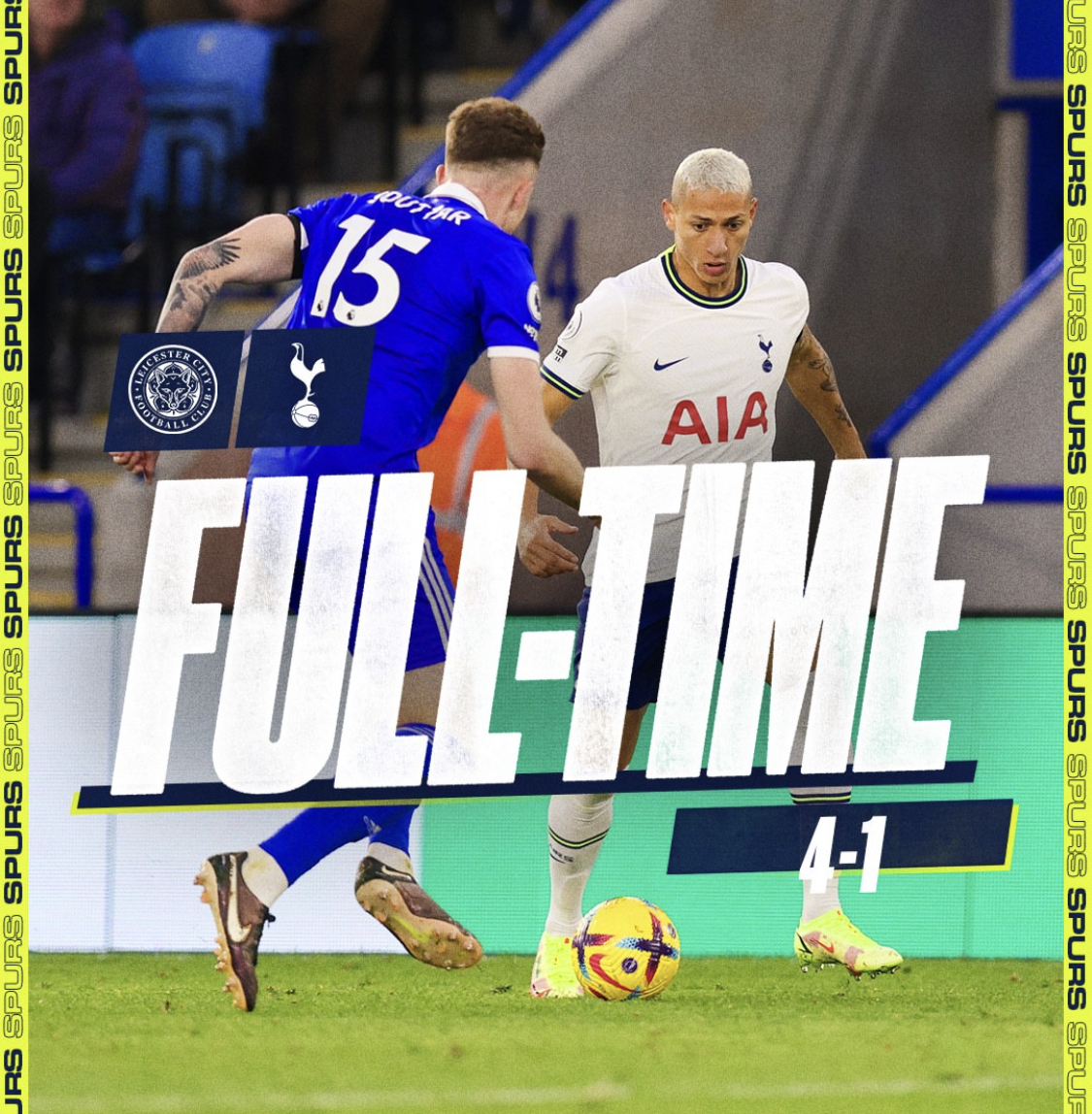 알트태그-토트넘은 구단 인스타그램을 통해 1대 4 패배 소식을 알렸습니다.