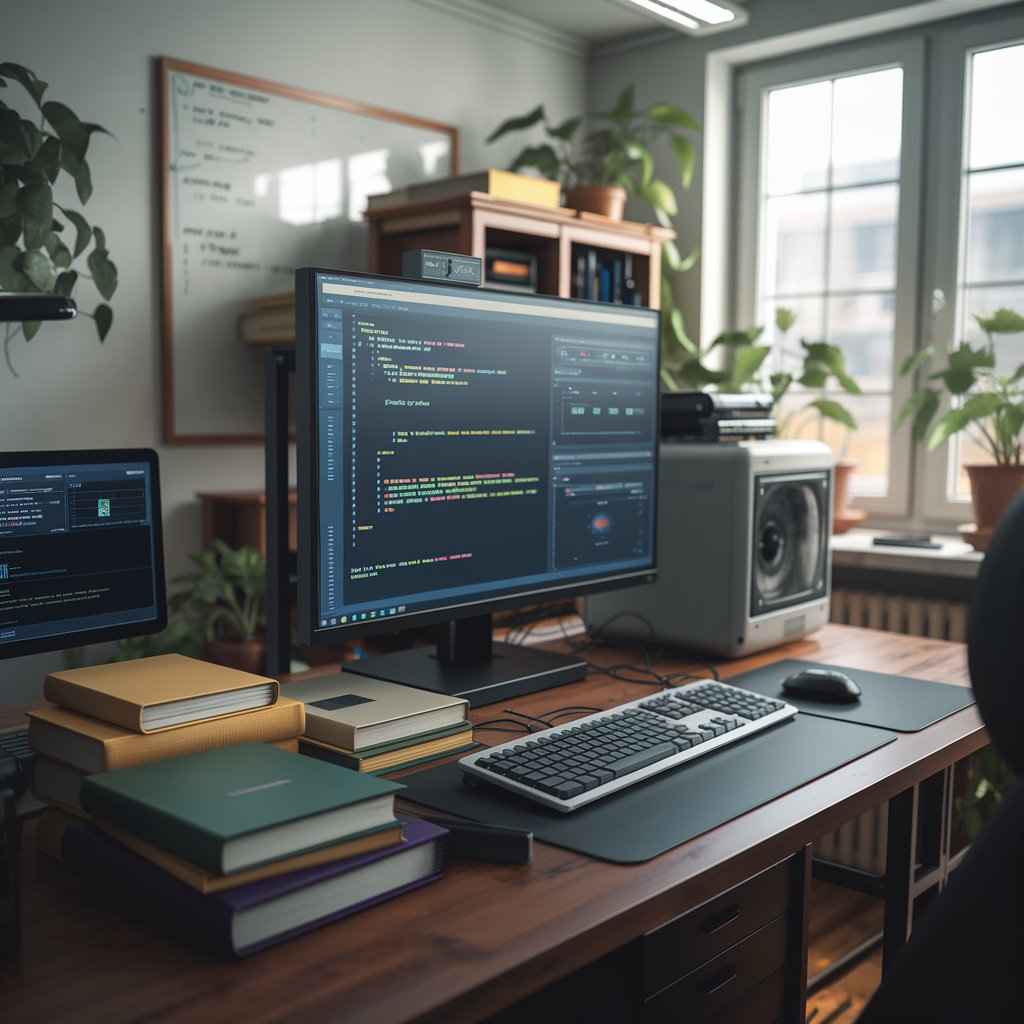 코딩환경 일러스트 이미지