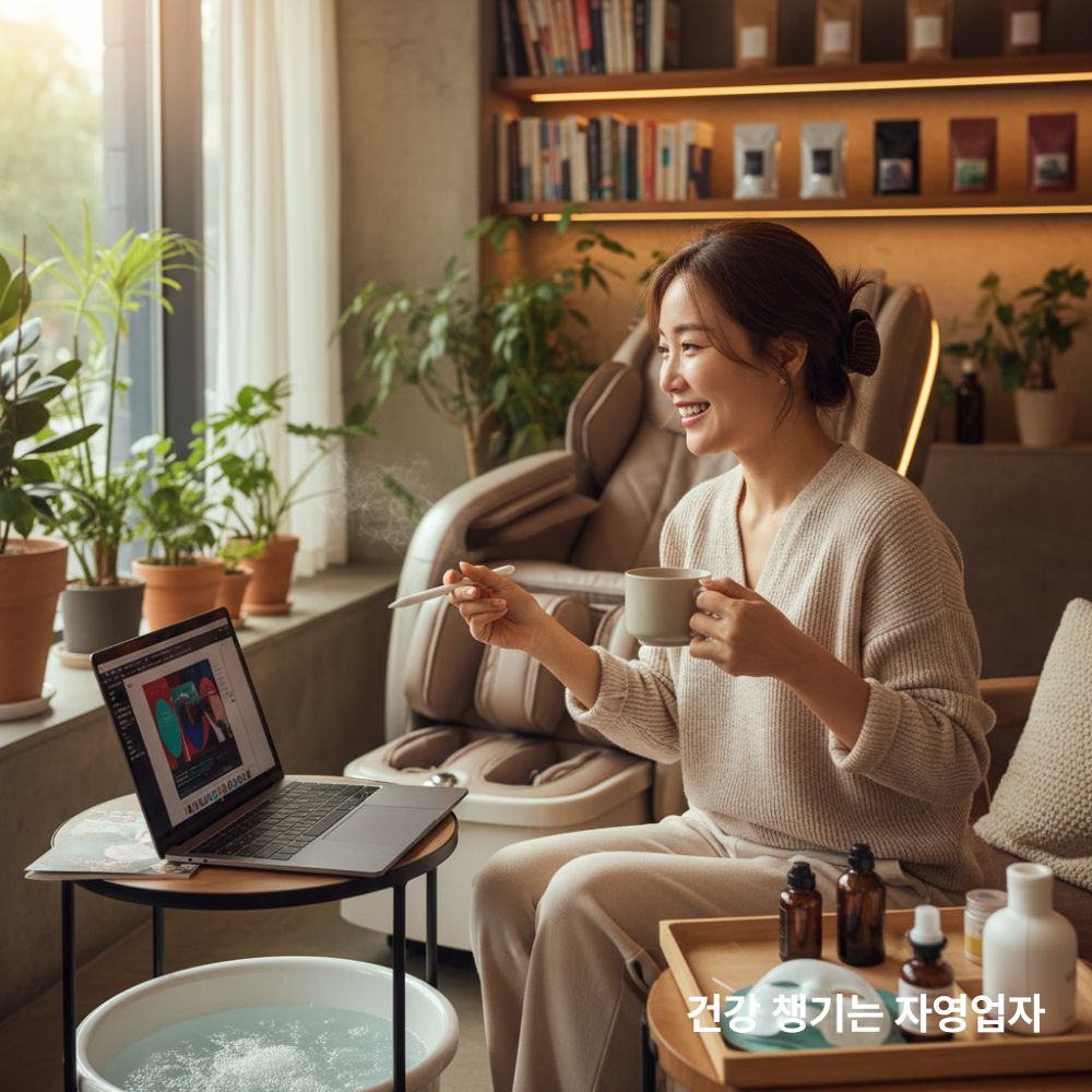 자영업자, 1인사업가, 만성피로, 밥힘