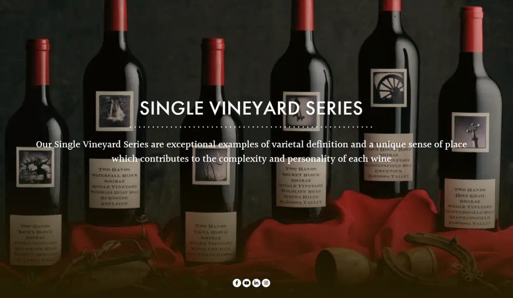 투핸즈 와이너리 싱글 빈야드 시리즈