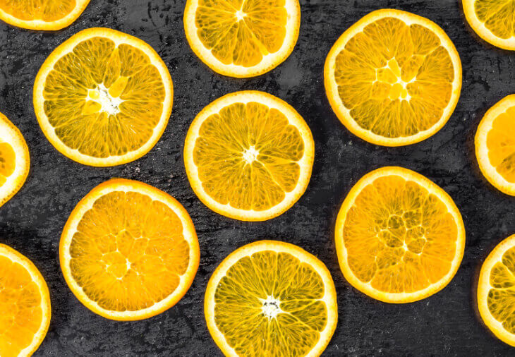 얇게-자른-레몬-단면