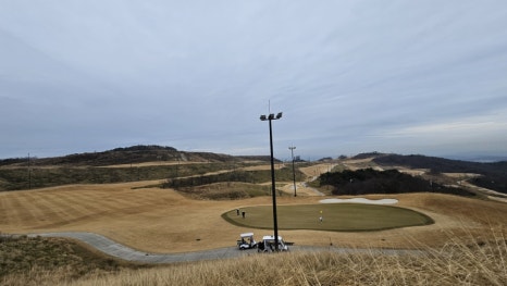 골프장 경험담 경주 루나엑스cc 6홀 단위 코스, 노캐디 + 자동 카트, 자연 경관,