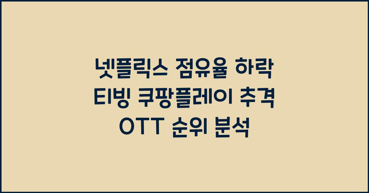 넷플릭스 점유율