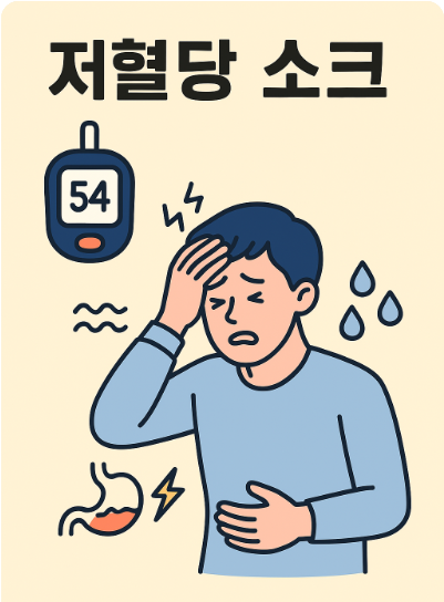 저혈당 쇼크&nbsp;원인과 증상