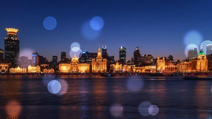 아름다운-상하이-지역의-야경