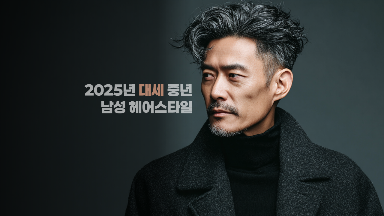 중년남성헤어,추천헤어스타일,헤어관리