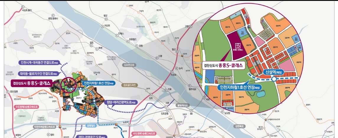 검단 중흥S클래스 입지환경