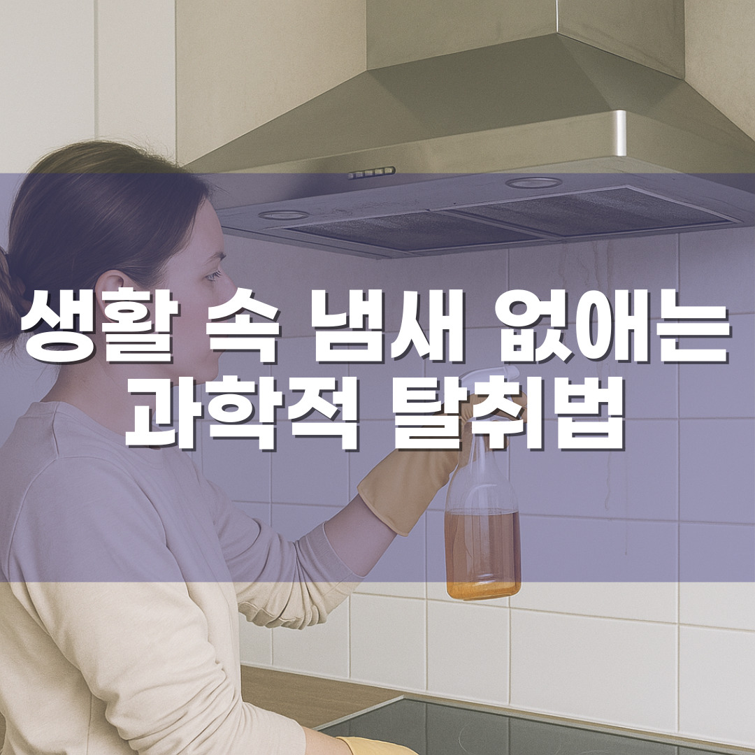 생활 속 냄새 없애는 과학적 탈취법 &ndash; 커피찌꺼기보다 확실한 방법은?
