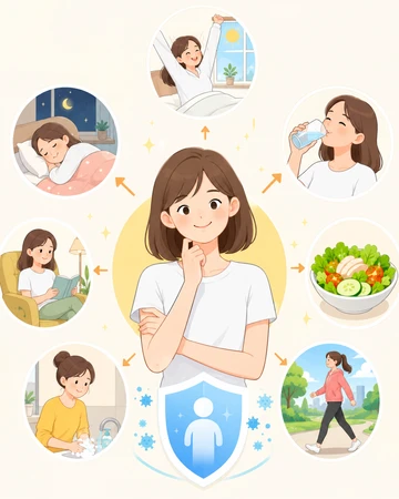 면역력 변화에 영향을 주는 생활 습관19